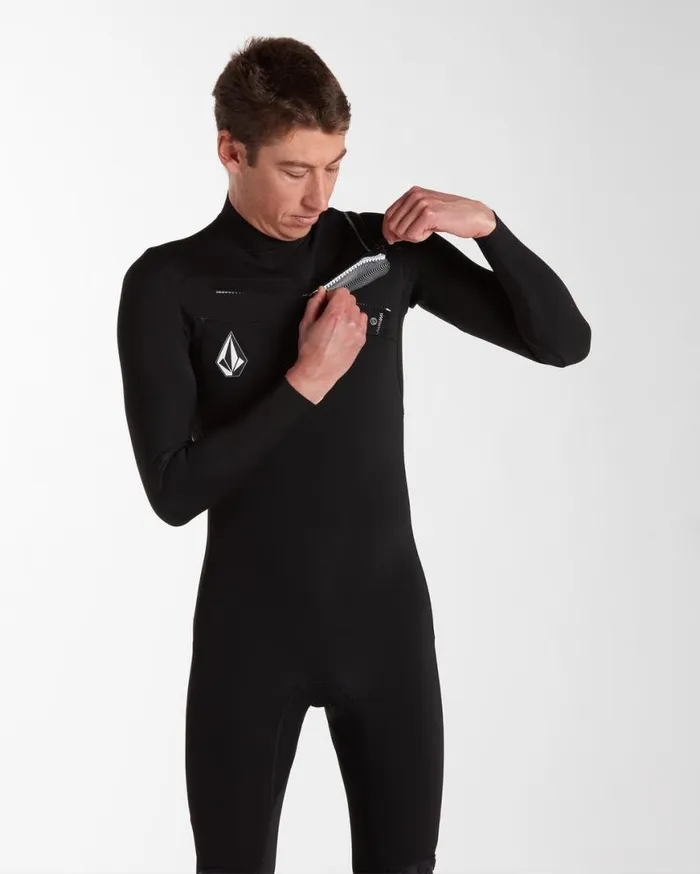 Mens Modulator 22mm Long Sleeve Fullsuit 8211 Black Mens Volcom Wetsuits