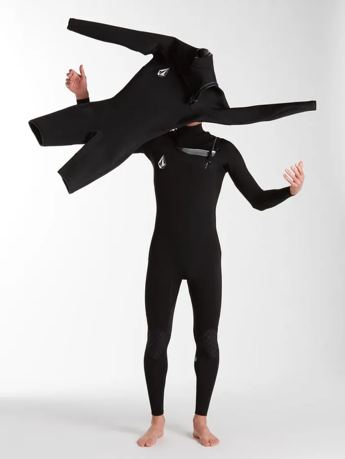 Mens Modulator 22mm Long Sleeve Fullsuit 8211 Black Mens Volcom Wetsuits