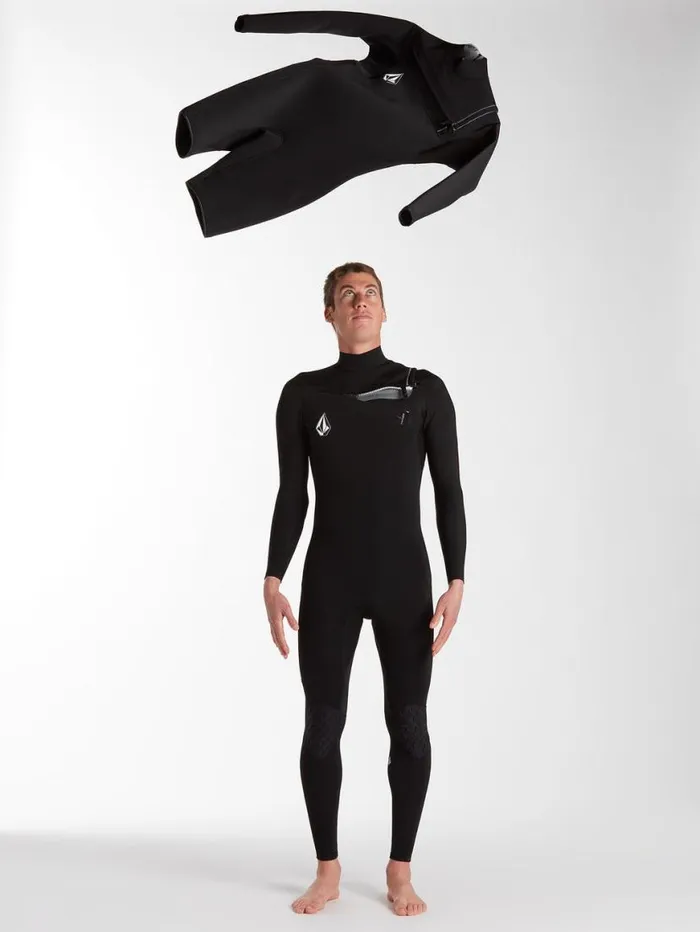 Mens Modulator 22mm Long Sleeve Fullsuit 8211 Black Mens Volcom Wetsuits