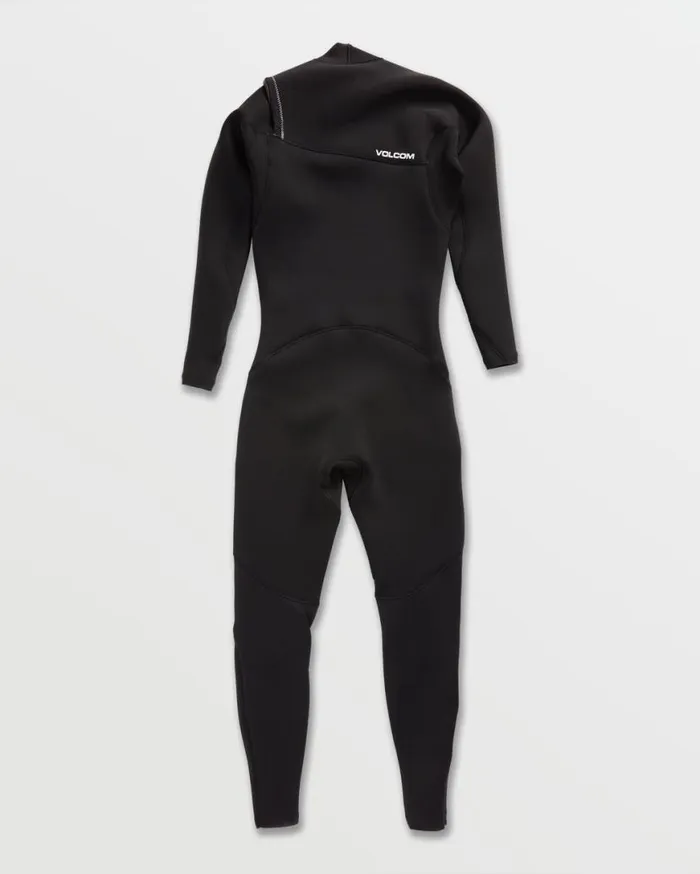 Mens Modulator 32mm Chest Zip Fullsuit 8211 Black Mens Volcom Wetsuits