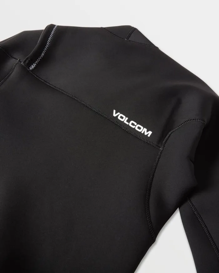 Mens Modulator 32mm Chest Zip Fullsuit 8211 Black Mens Volcom Wetsuits