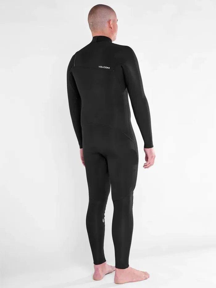 Mens Modulator 32mm Chest Zip Fullsuit 8211 Black Mens Volcom Wetsuits