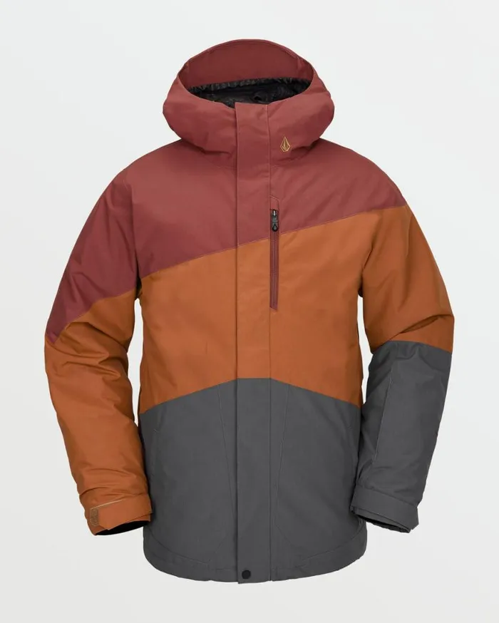 Mens Primry Insulated Jacket 8211 Caramel Mens Volcom Jackets