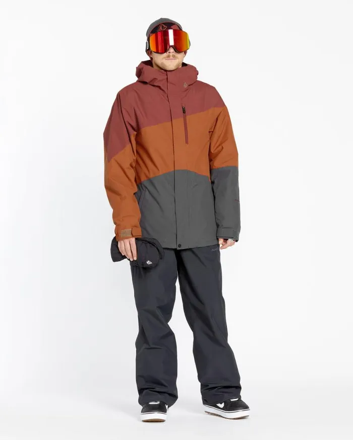 Mens Primry Insulated Jacket 8211 Caramel Mens Volcom Jackets