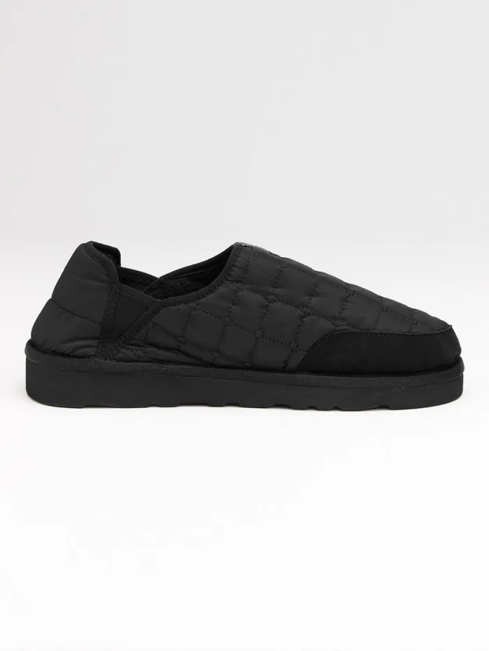 Mens Recliner Slipper 8211 Black White Mens Volcom Slippers