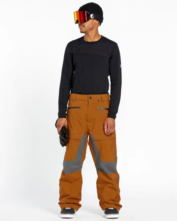 Mens Rnge Stretch GoreTex Pants 8211 Caramel Mens Volcom Pants