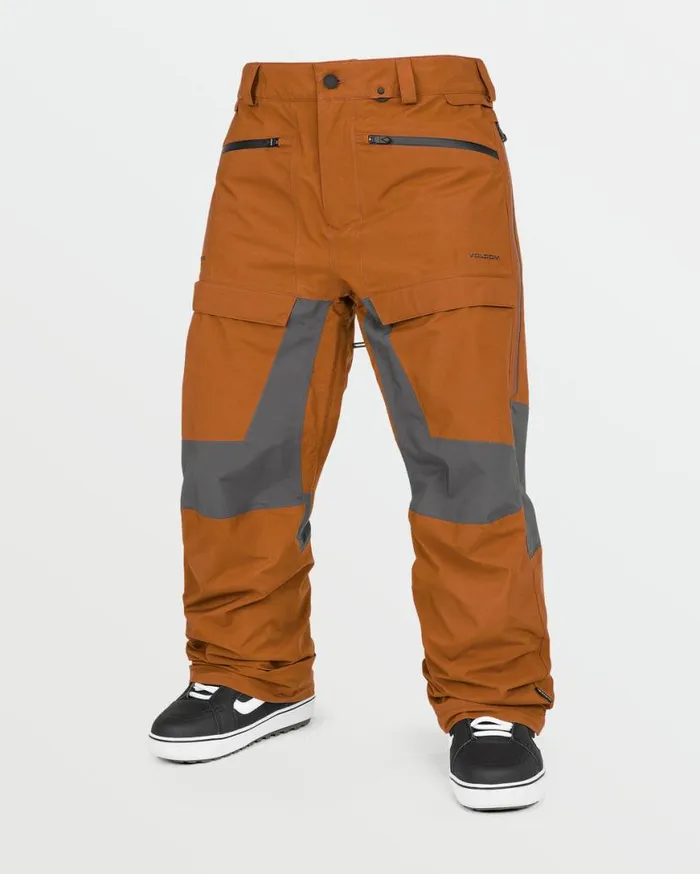 Mens Rnge Stretch GoreTex Pants 8211 Caramel Mens Volcom Pants