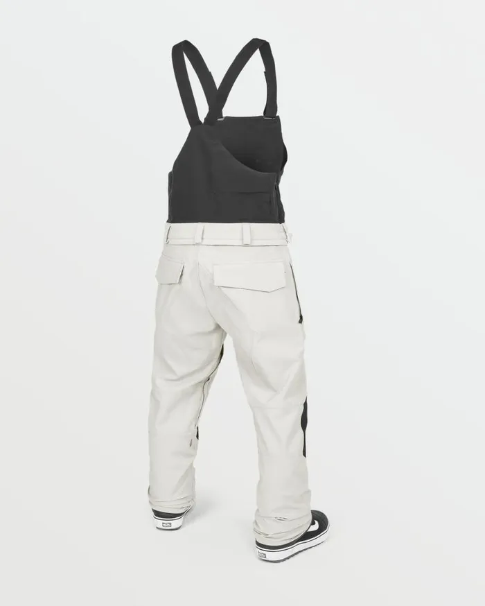 Mens Roan Bib Overalls 8211 Stone Mens Volcom Pants