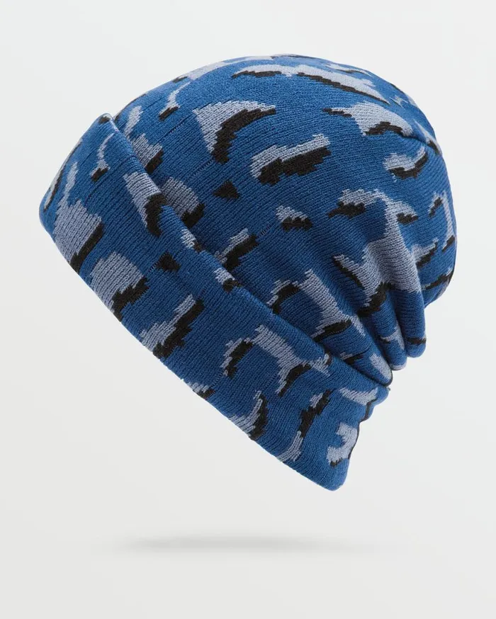 Mens Stone Funk Beanie 8211 Navy Mens Volcom Beanies
