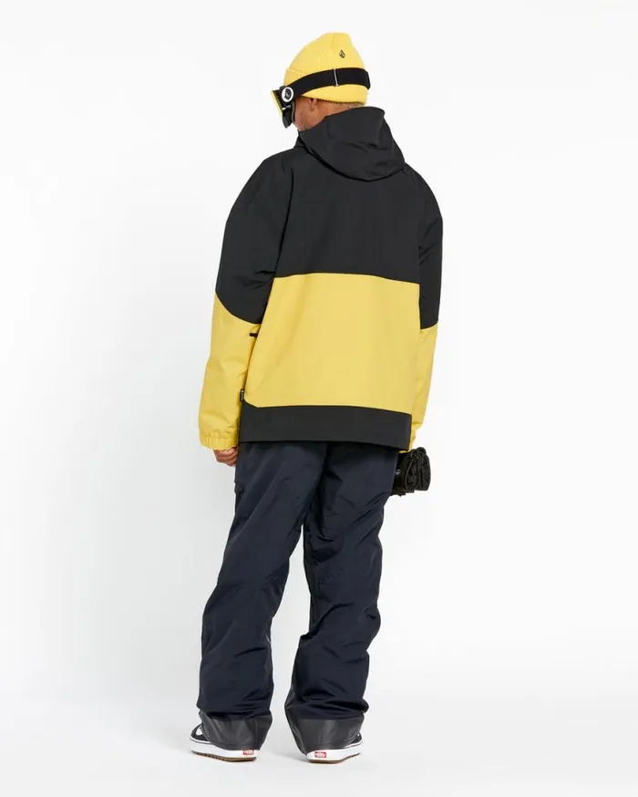 Mens Tds 2L GoreTex Jacket 8211 Dark Yellow Mens Volcom Jackets