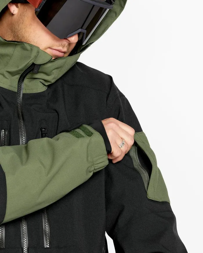 Mens VCo Wfo Jacket 8211 Black Mens Volcom Jackets
