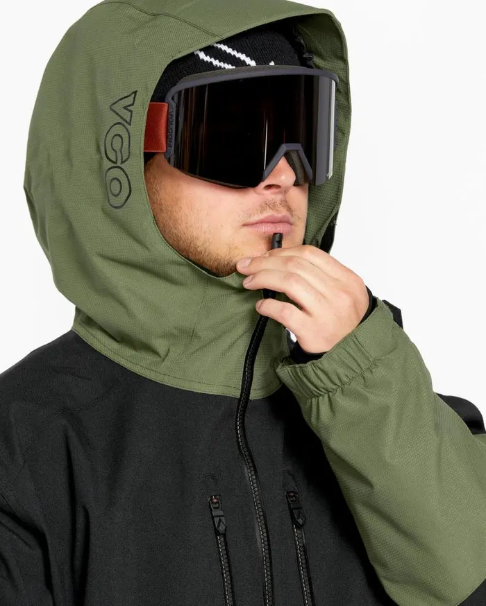 Mens VCo Wfo Jacket 8211 Black Mens Volcom Jackets