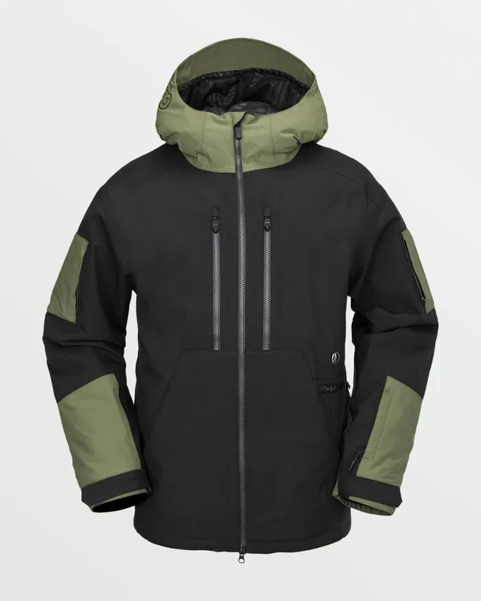 Mens VCo Wfo Jacket 8211 Black Mens Volcom Jackets