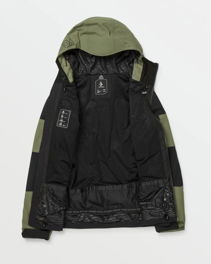 Mens VCo Wfo Jacket 8211 Black Mens Volcom Jackets