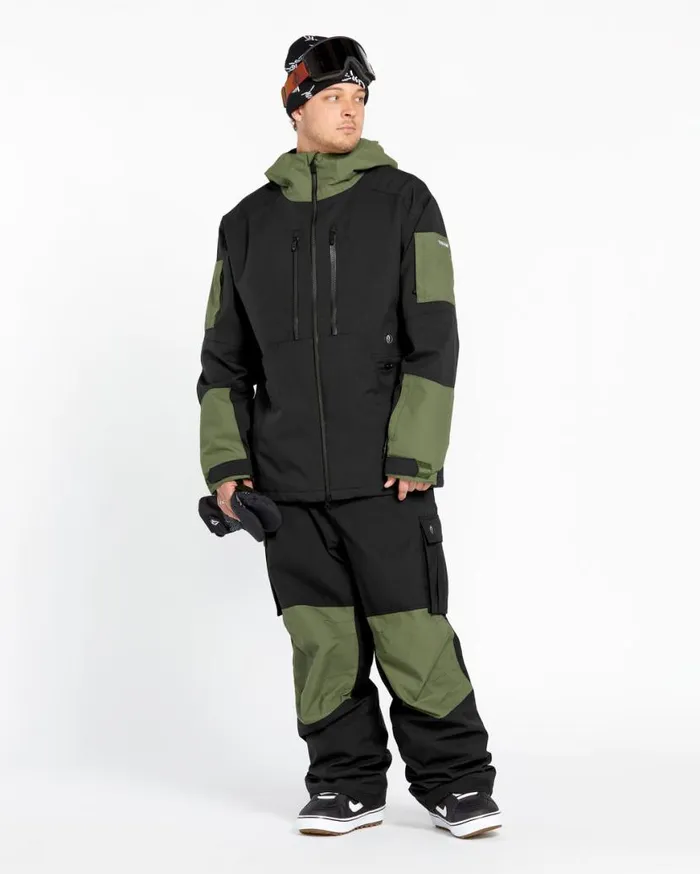 Mens VCo Wfo Jacket 8211 Black Mens Volcom Jackets