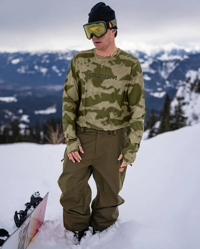 Mens VScience Crew 8211 Camouflage Mens Volcom Layering