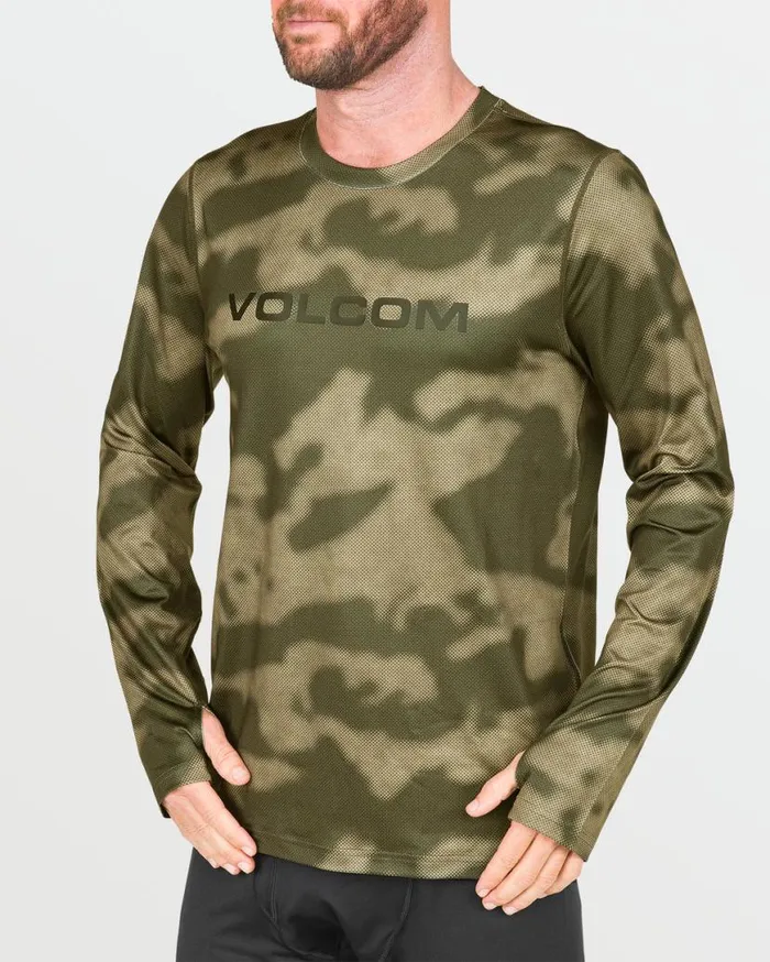 Mens VScience Crew 8211 Camouflage Mens Volcom Layering