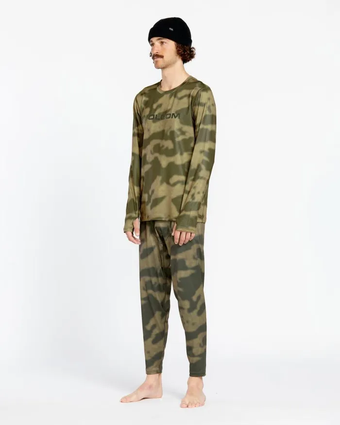 Mens VScience Crew 8211 Camouflage Mens Volcom Layering