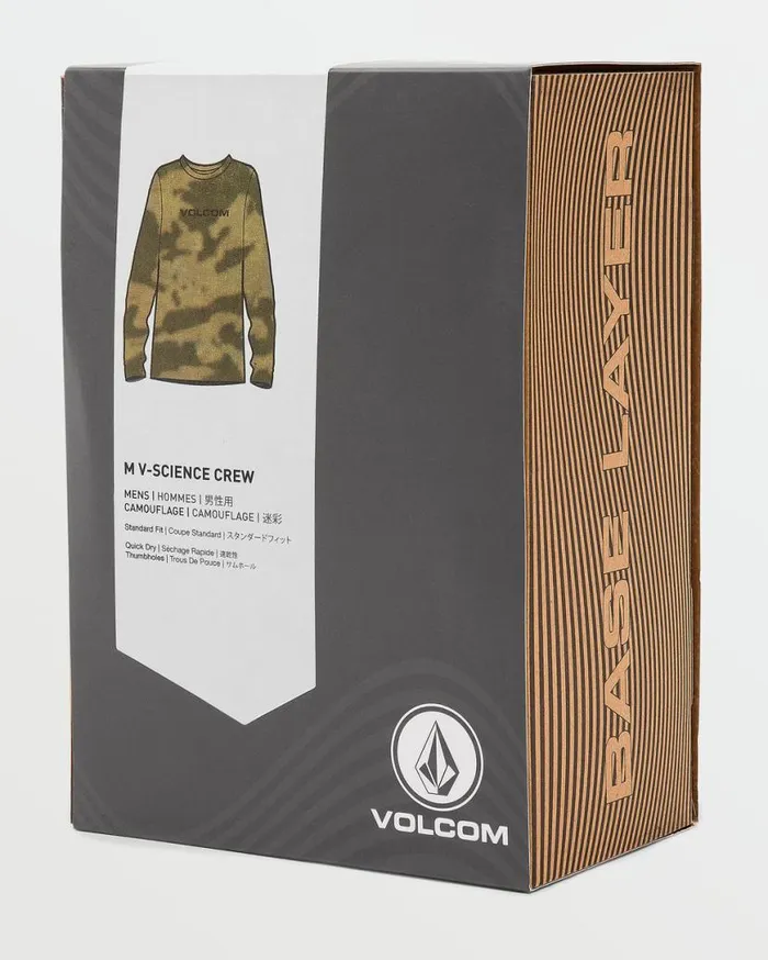 Mens VScience Crew 8211 Camouflage Mens Volcom Layering