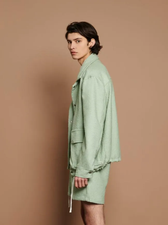 Menswear Wes Wool Jacket Sage Green Sister Jane Menswear Wes Wool Jacket Sage Green Sister Jane