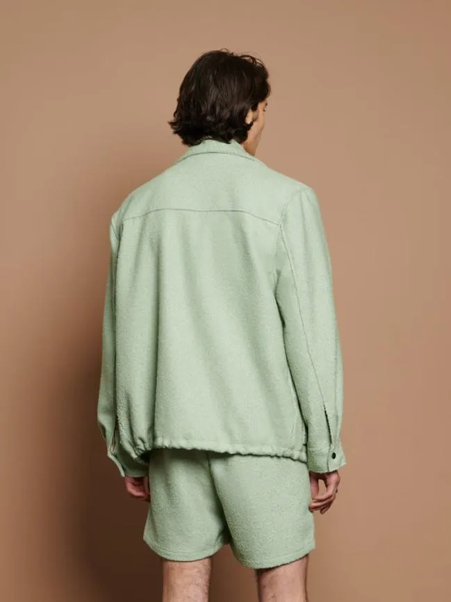 Menswear Wes Wool Jacket Sage Green Sister Jane Menswear Wes Wool Jacket Sage Green Sister Jane
