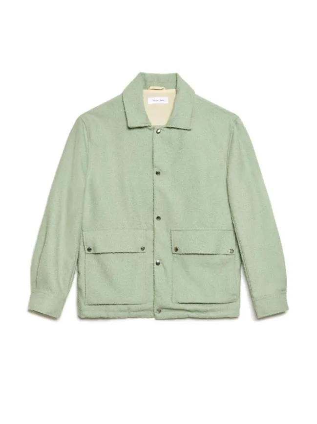 Menswear Wes Wool Jacket Sage Green Sister Jane Menswear Wes Wool Jacket Sage Green Sister Jane