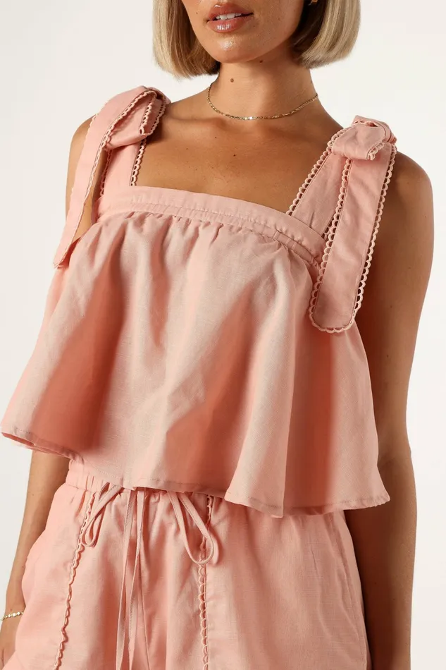 Micky Short Set Pink Matching Sets Petal and Pup Women
