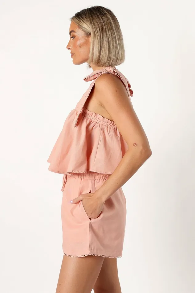 Micky Short Set Pink Matching Sets Petal and Pup Women
