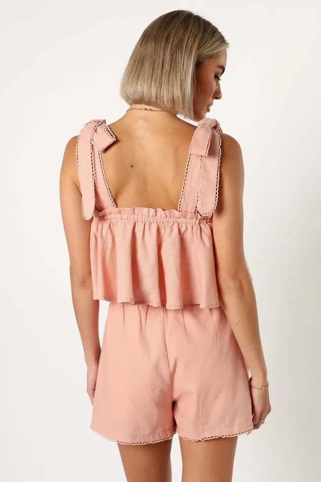 Micky Short Set Pink Matching Sets Petal and Pup Women