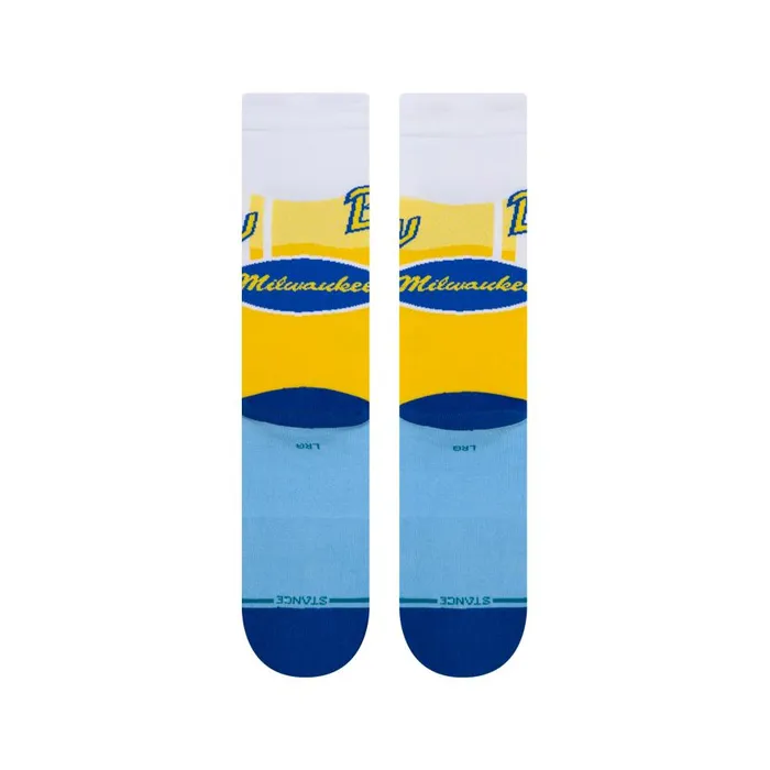 Milwaukee Brewers City Connect Crew Socks White MenWomen Stance Crew