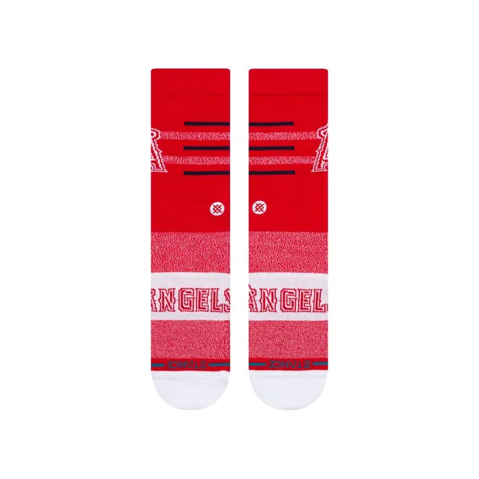 Mlb X Stance 2024 Closer Crew Socks Closer Angels 8211 Red MenWomen Stance Crew