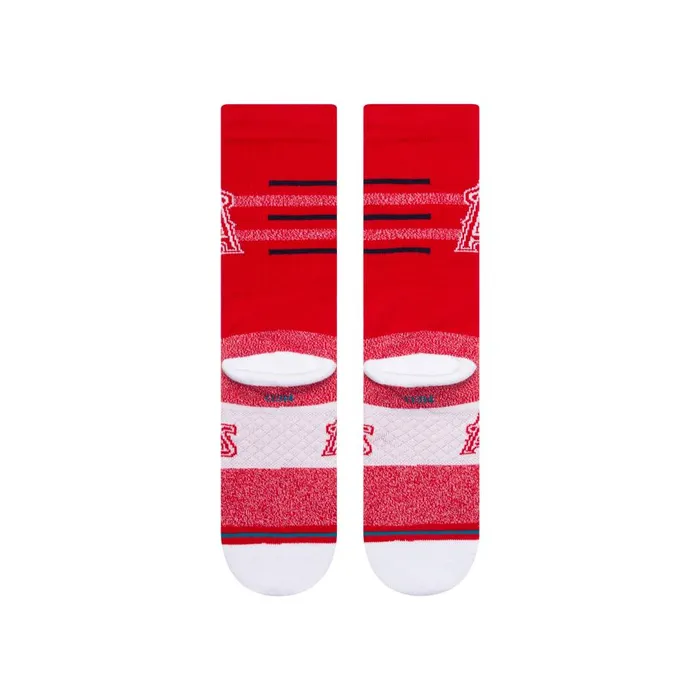 Mlb X Stance 2024 Closer Crew Socks Closer Angels 8211 Red MenWomen Stance Crew