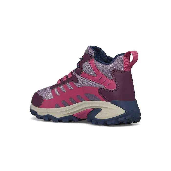Moab Speed 2 Mid Waterproof Berry Kids Merrell Boots Moab Speed 2 Mid Waterproof Berry Kids Merrell Boots