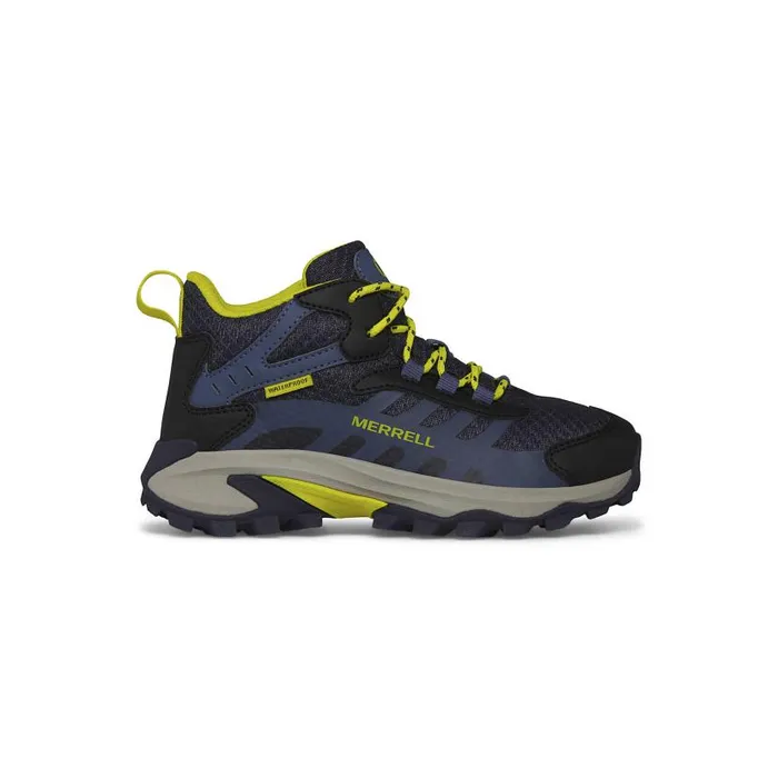Moab Speed 2 Mid Waterproof Navyhi Viz Kids Merrell Boots