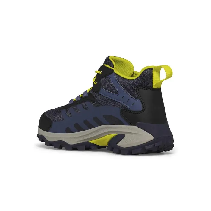Moab Speed 2 Mid Waterproof Navyhi Viz Kids Merrell Boots Moab Speed 2 Mid Waterproof Navyhi Viz Kids Merrell Boots