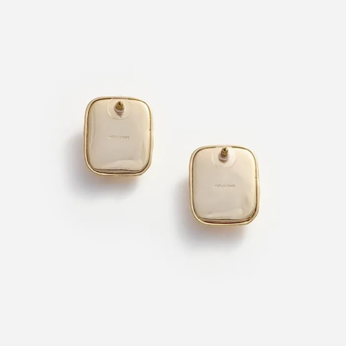 Mottled Gold Black Earrings Women Self Portrait Jewellery Mottled Gold Black Earrings Women Self Portrait Jewellery