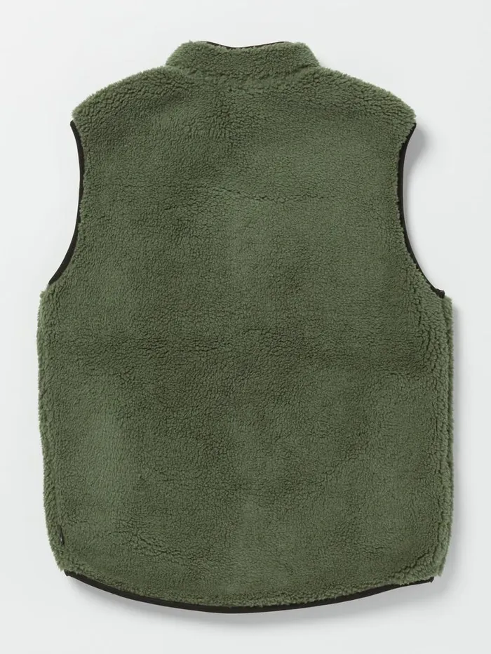 Muzzer Fuzzar Vest 8211 Squadron Green Mens Volcom Hiking