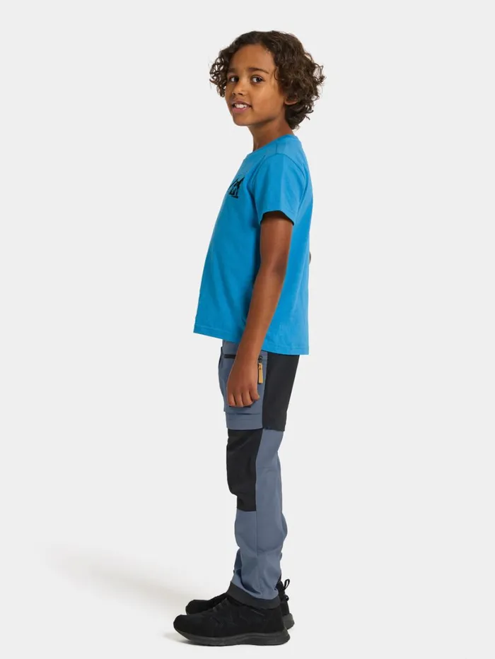 Mynta Kids039 Logo Tshirt Explore 2 Blue Lagoon Kids Didriksons Sweaters and Tshirts