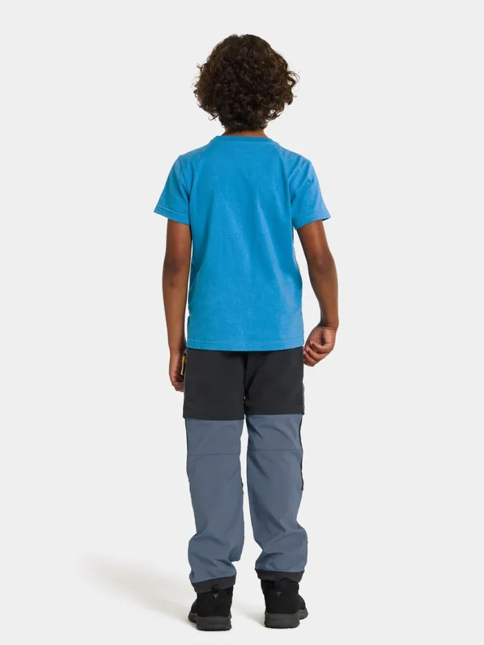 Mynta Kids039 Logo Tshirt Explore 2 Blue Lagoon Kids Didriksons Sweaters and Tshirts