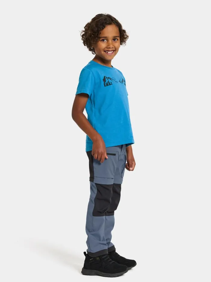 Mynta Kids039 Logo Tshirt Explore 2 Blue Lagoon Kids Didriksons Sweaters and Tshirts
