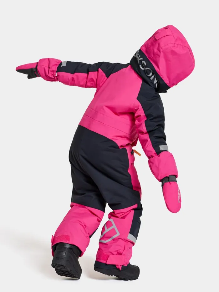 Neptun Kids039 Coverall True Pink Kids Didriksons Snowsuits