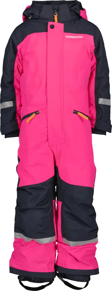 Neptun Kids039 Coverall True Pink Kids Didriksons Snowsuits