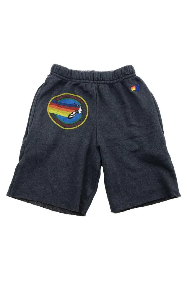 New York City Sweatshorts 8211 Charcoal Kids Aviator Nation Shorts
