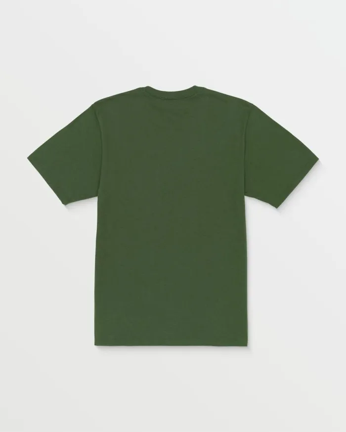 Newro Short Sleeve Tee 8211 Dark Pine Mens Volcom TShirts and Tanks