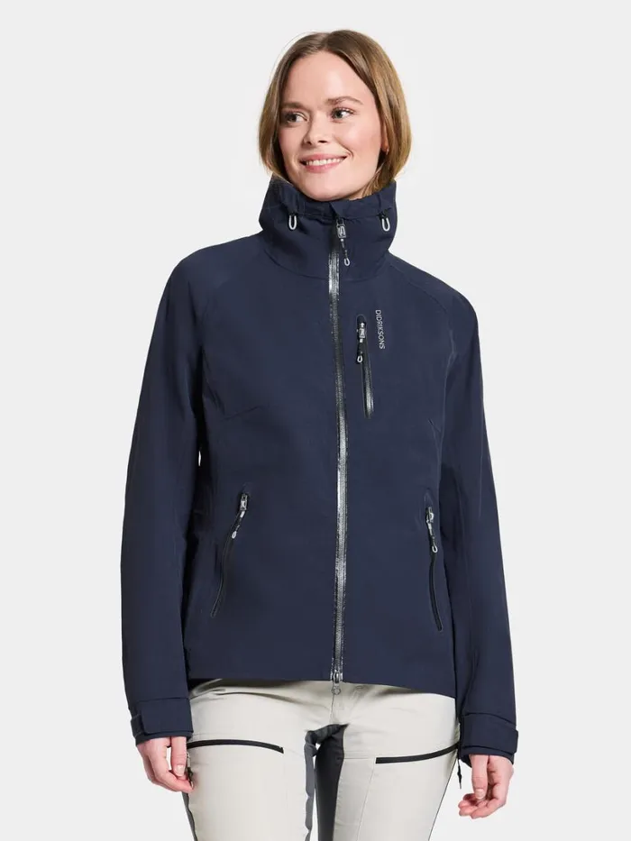 Njord Jacket Dark Night Blue Women Didriksons Spring Jackets