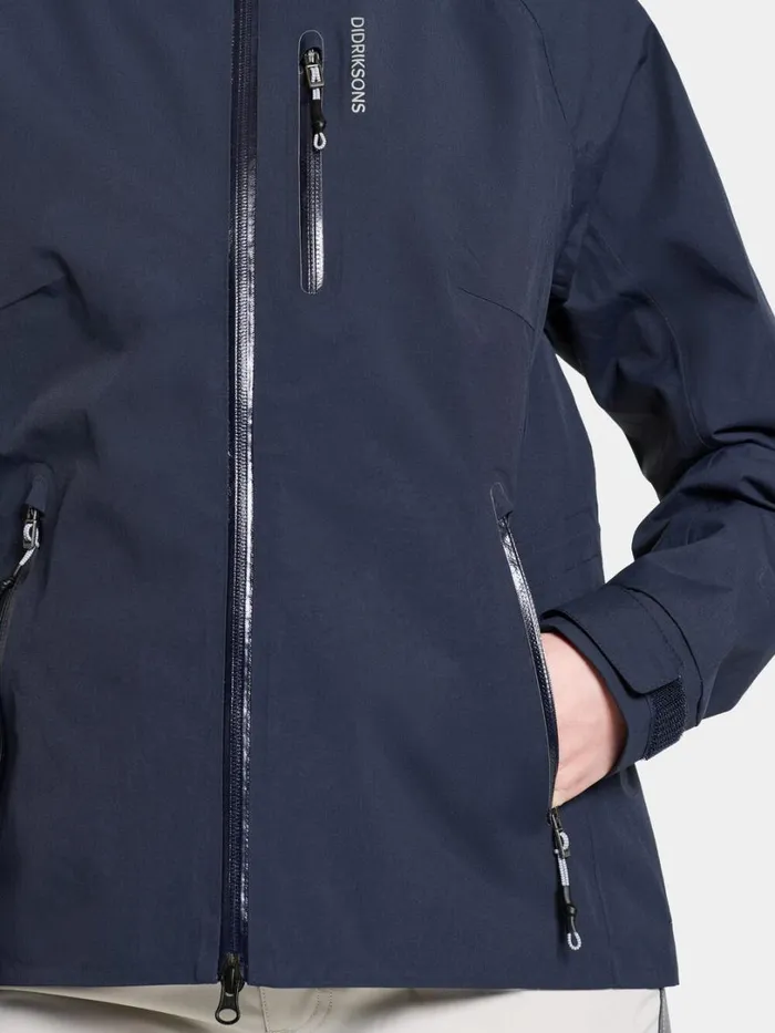 Njord Jacket Dark Night Blue Women Didriksons Spring Jackets