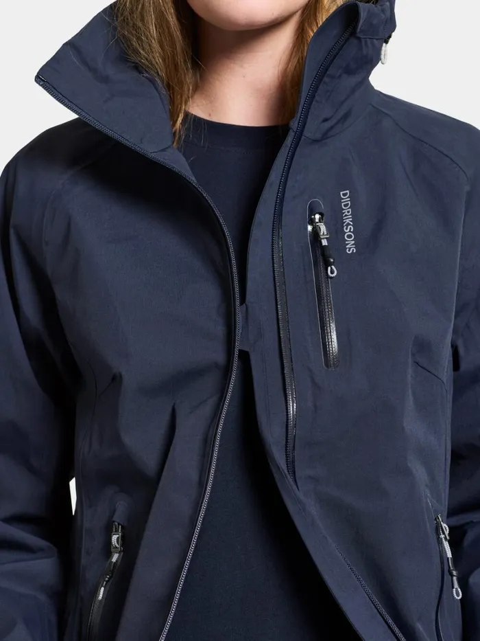 Njord Jacket Dark Night Blue Women Didriksons Spring Jackets