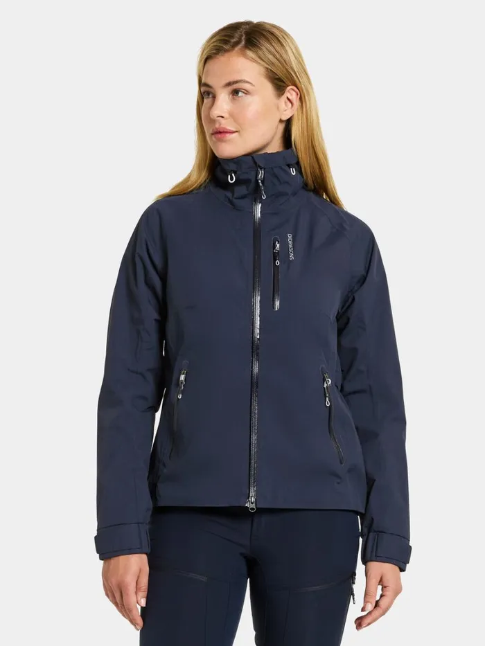 Njord Jacket Dark Night Blue Women Didriksons Spring Jackets
