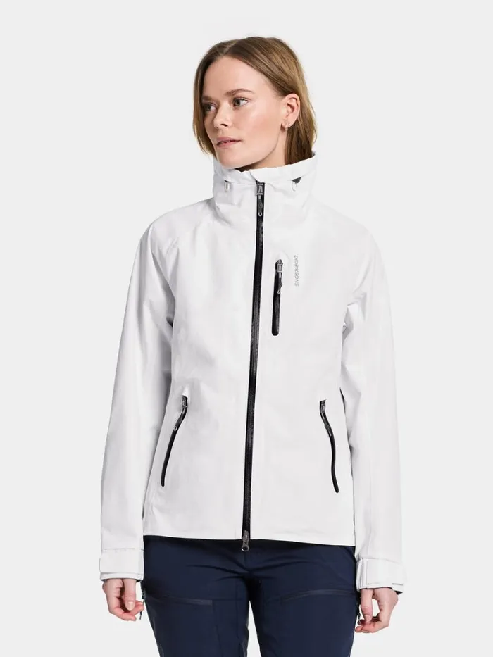 Njord Jacket Snow White Women Didriksons Spring Jackets