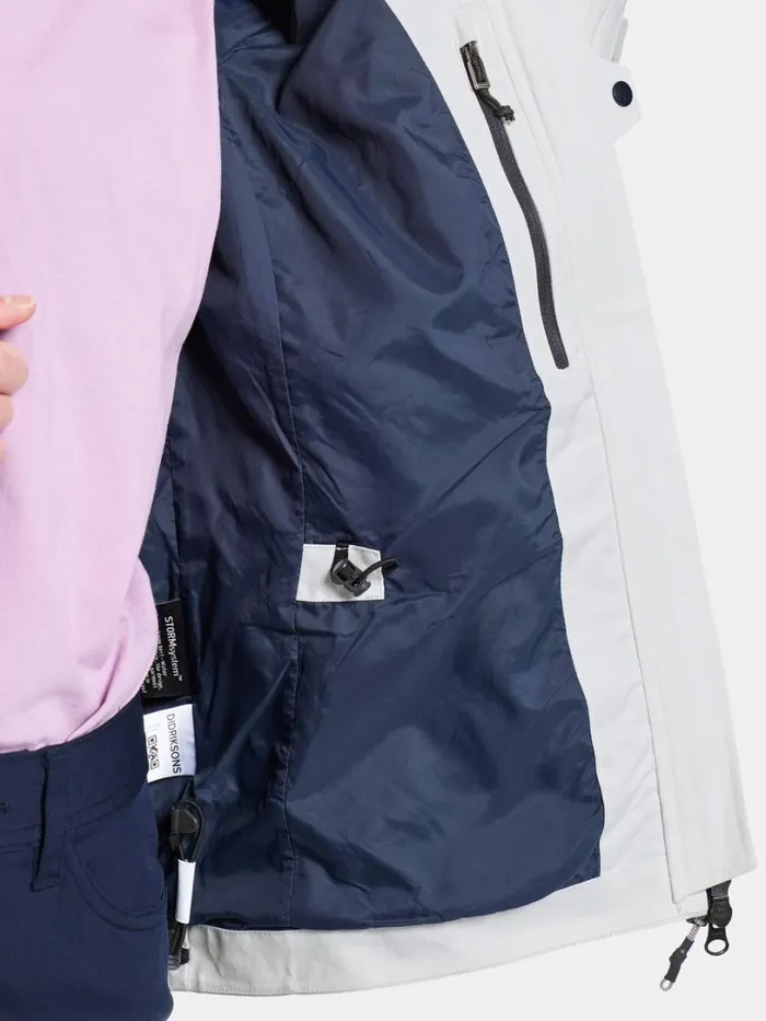 Njord Jacket Snow White Women Didriksons Spring Jackets